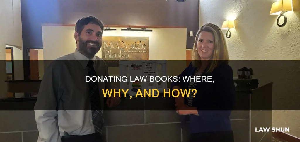 can i donate law books
