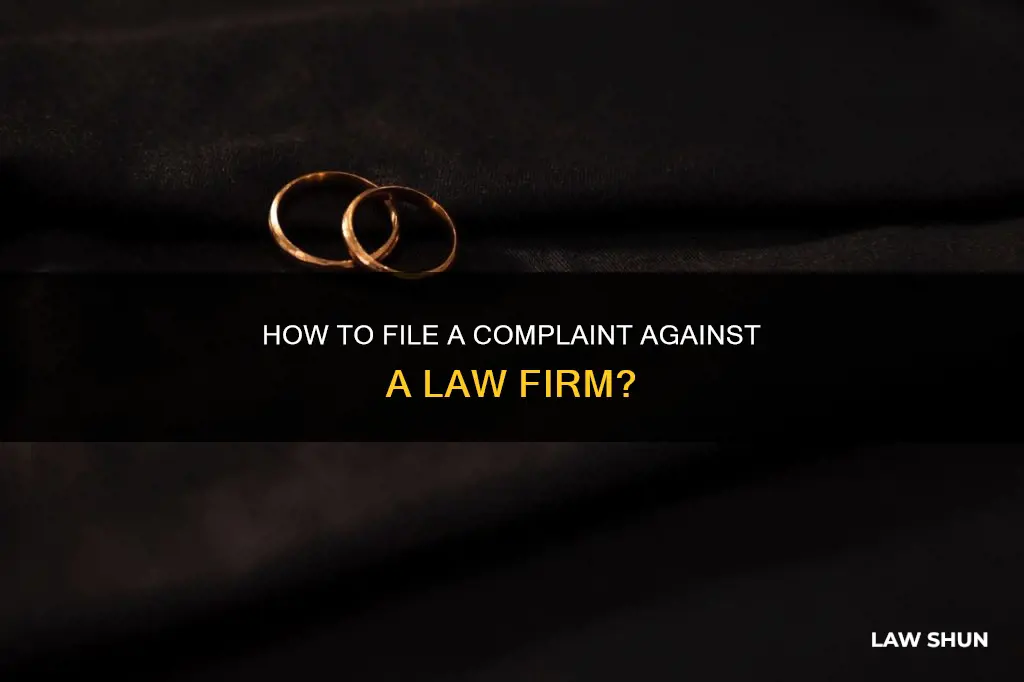 can i file a complaint against a law firm