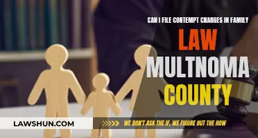 Filing Contempt Charges: Understanding Your Rights in Multnomah County