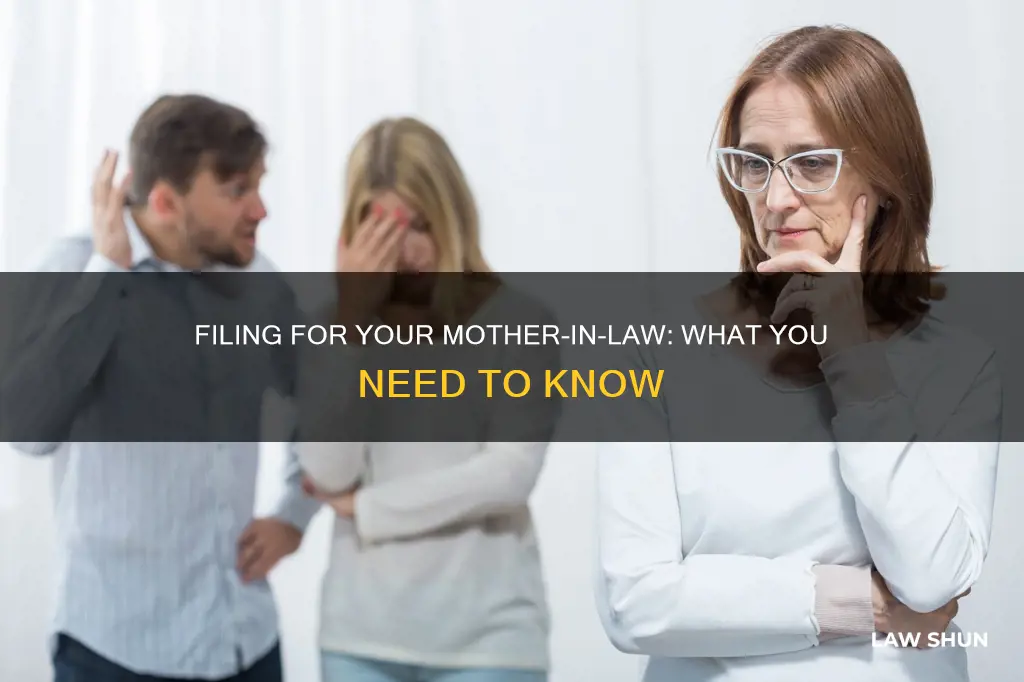 can i file for my mother in law