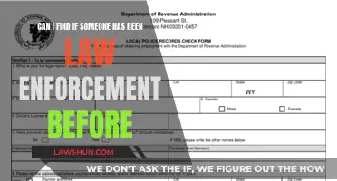 How to Discover Someone's Law Enforcement Past