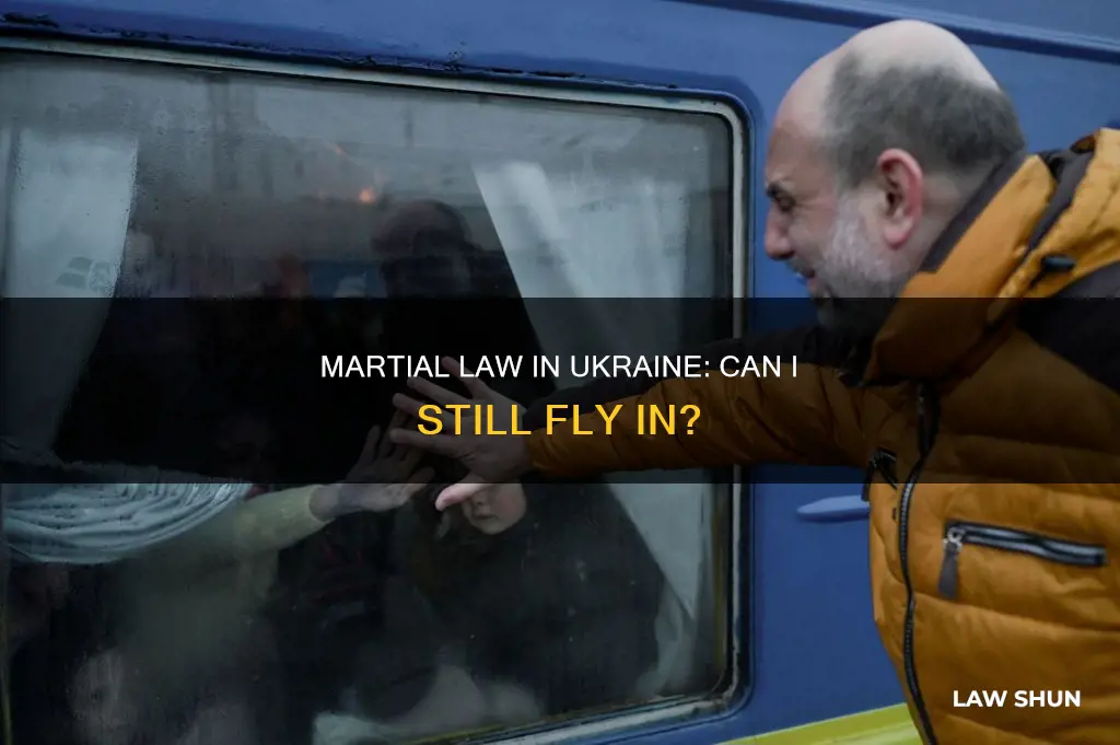 can i fly to ukraine when martial law is declared
