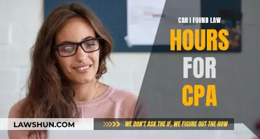 Finding Law Hours: A Guide for Aspiring CPAs