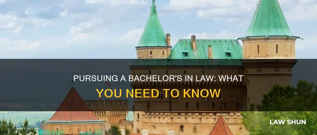 can i get a bacelors degree i law