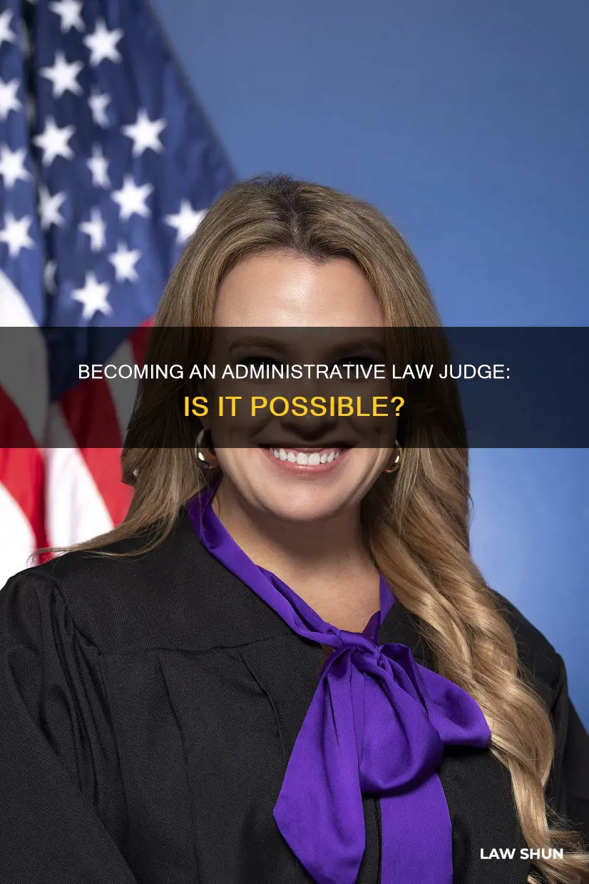 can i get a job as an administrative law judge