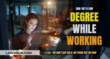 Pursuing a Law Degree: Balancing Work and Studies