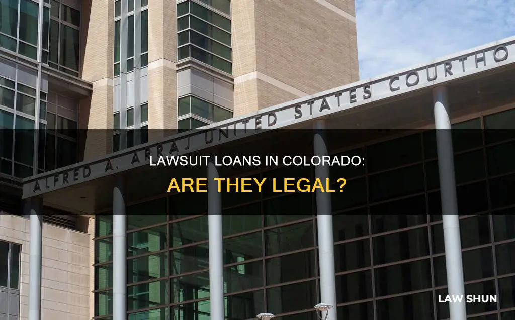 can i get a law suit loan in colorado