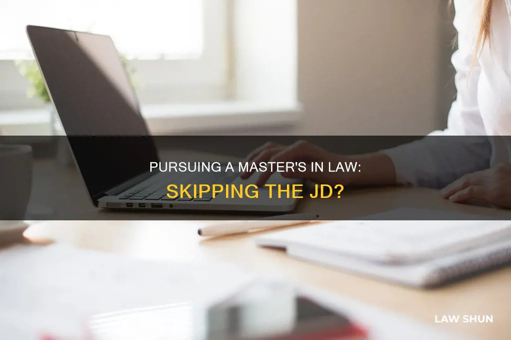 can i get a masters in law without a jd