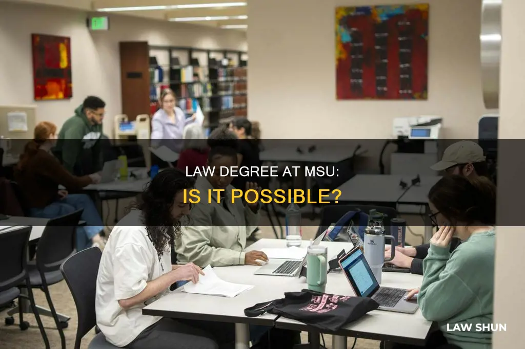 can i get my law degree at msu