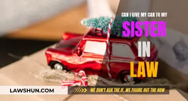 Transferring My Car: A Gift for My Sister-in-Law