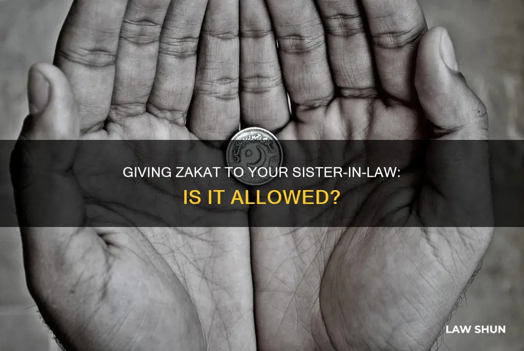 can i give zakat to my sister in law