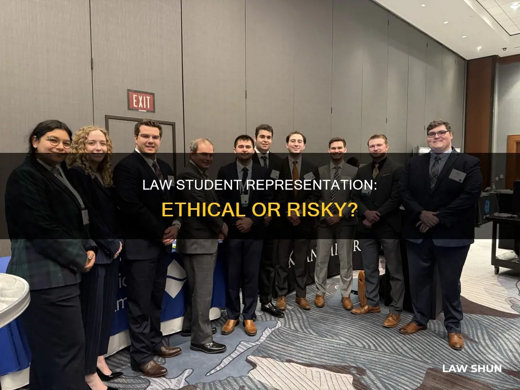can i have a law student represent me in court
