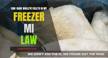 Walleye Fillets: Safe to Freeze in Michigan?