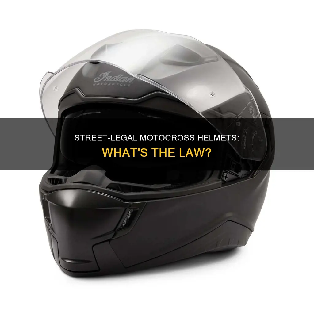 can i lawfully use my motorcross helmet on the street