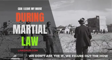Martial Law: Can I Leave My House?