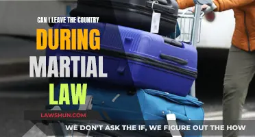 Martial Law: Leaving the Country, Possible or Not?