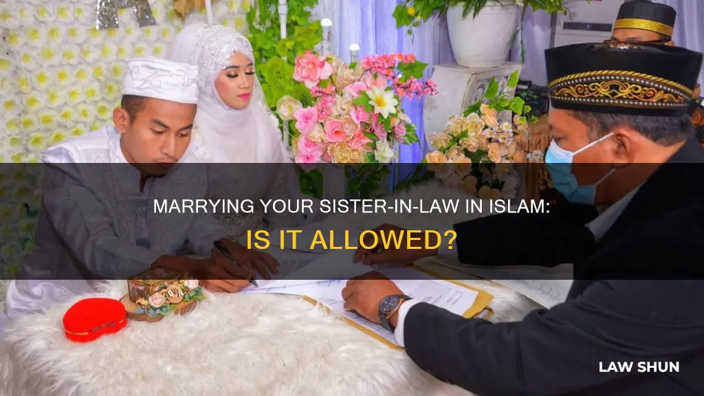can i marry my sister in law in islam