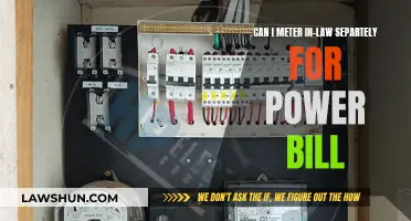 Separately Metering Power Bills: In-Laws and Extra Costs