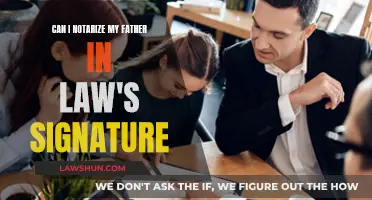 Notarizing a Father-in-Law's Signature: Is It Possible?