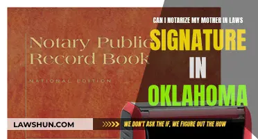 Notarizing Mother-in-Law's Signature: Is It Legal in Oklahoma?