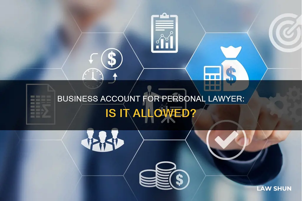 can i pay for personal lawer with business account