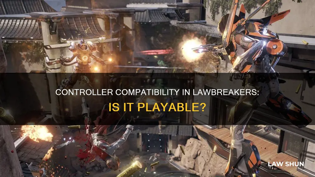 can i play wirh a controller in law breaker