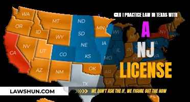 Practicing Law in Texas: Can I Use My NJ License?