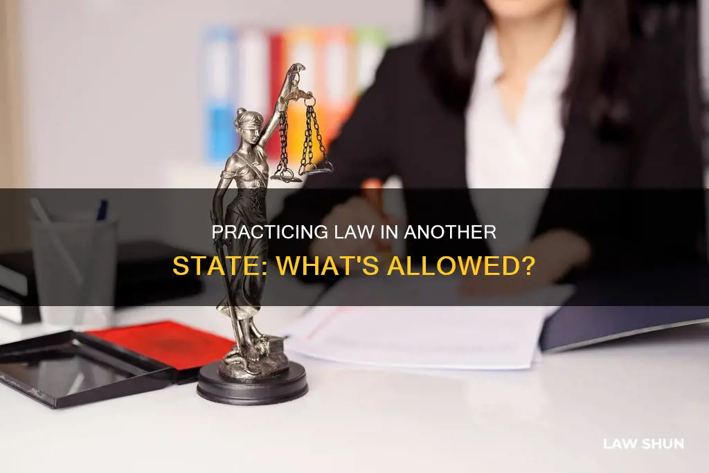 can i practice law inside my company in another state
