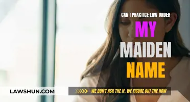 Maiden Name Usage: Legal Practice Considerations