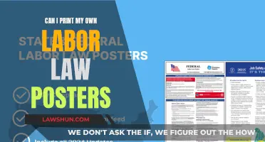 Print Your Own Labor Law Posters?