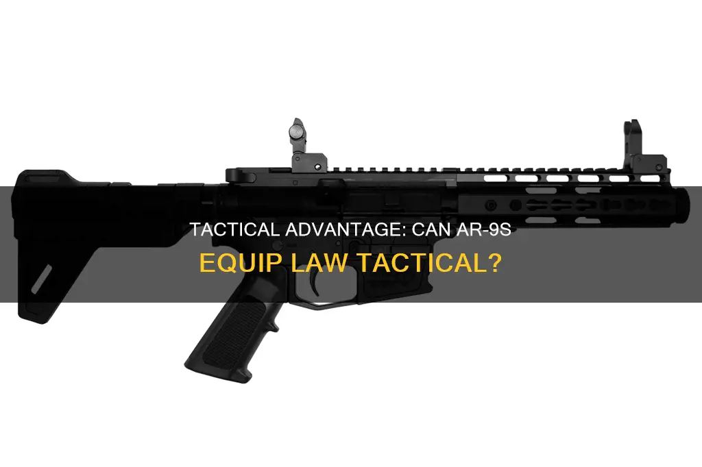 can i put a law tacticl on a 9mm ar