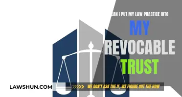 Putting Your Law Practice in a Revocable Trust