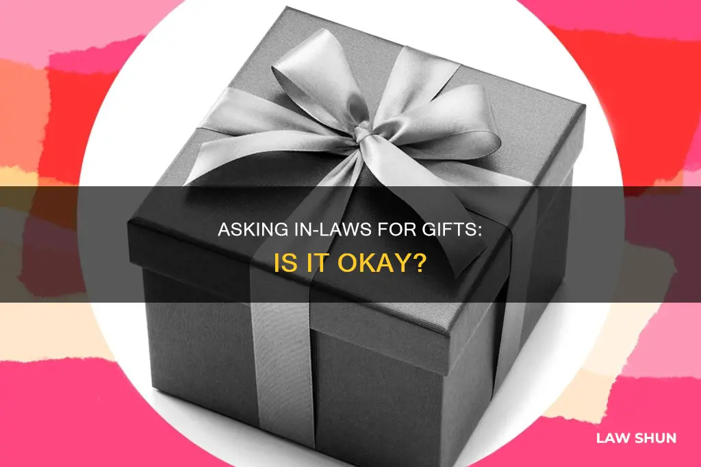 can i receive gift money from my in laws