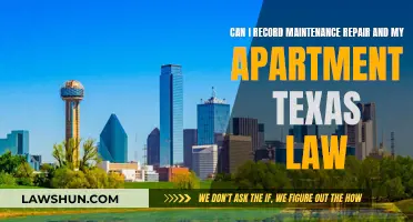 Texas Tenants: Can You Record Repairs?