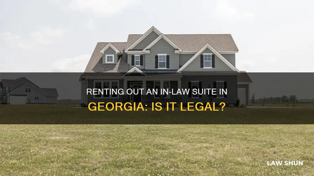 can i rent out an in-law georgia