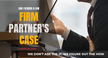 How to Search a Law Firm Partner's Case
