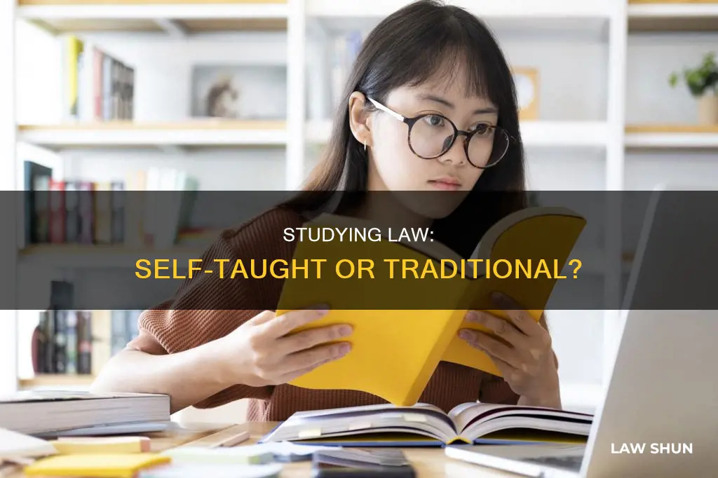 can i self study law