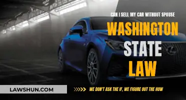Selling a Car in Washington: What's the Law for Married Couples?