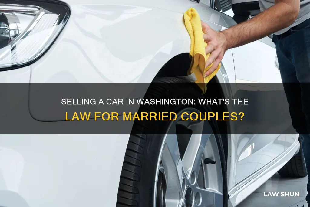 can i sell my car without spouse washington state law