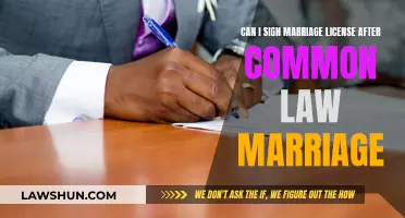 Common-Law Marriage: Sign a License or Not?