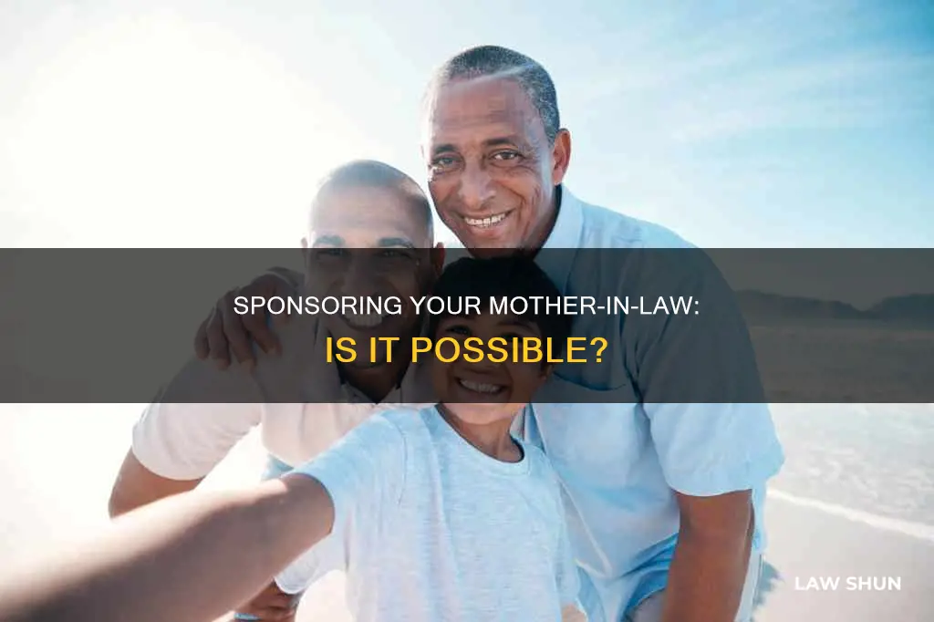 can i sponsor mother in law