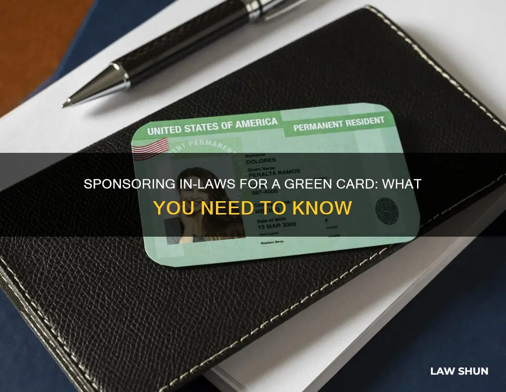 can i sponsor my in laws for green card