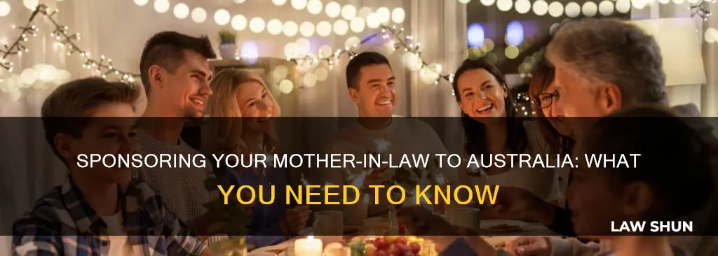 can i sponsor my mother in law to australia