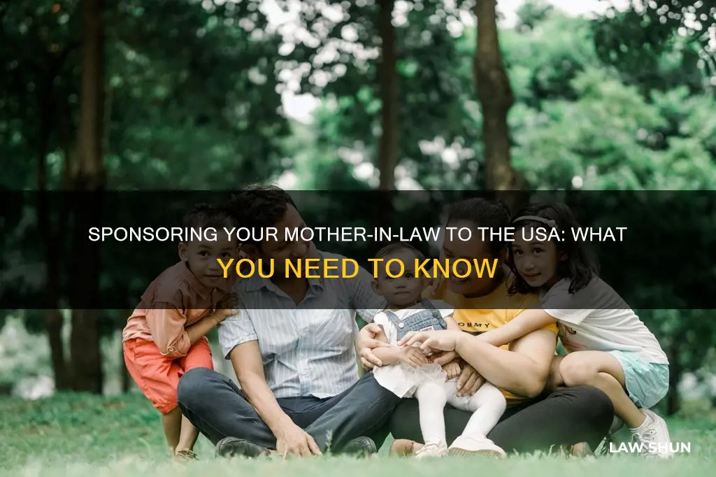 can i sponsor my mother in law to usa