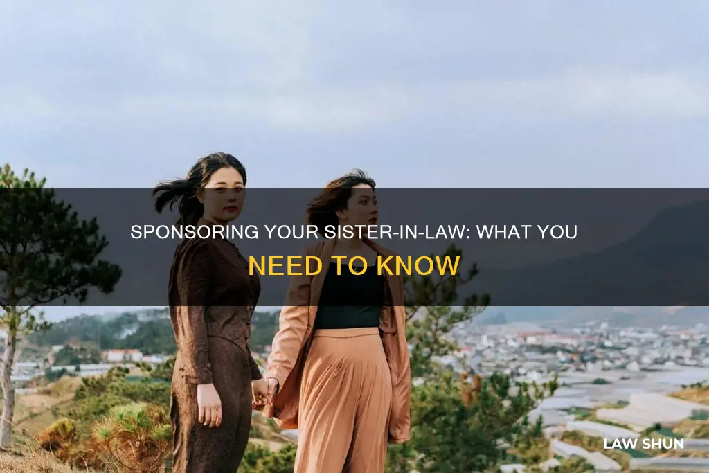 can i sponsor my sister in law