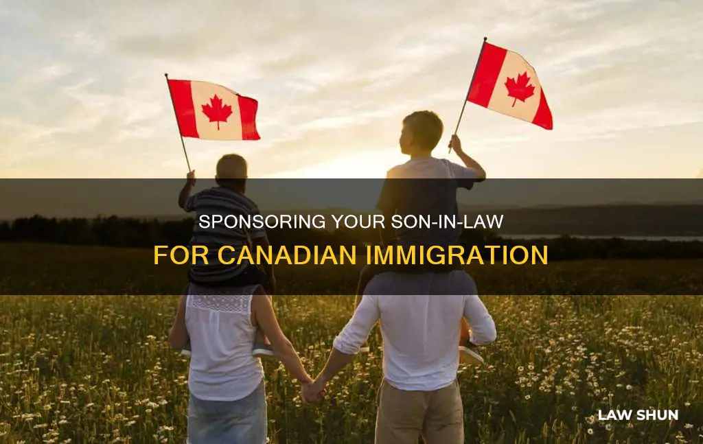can i sponsor my son in law to canada