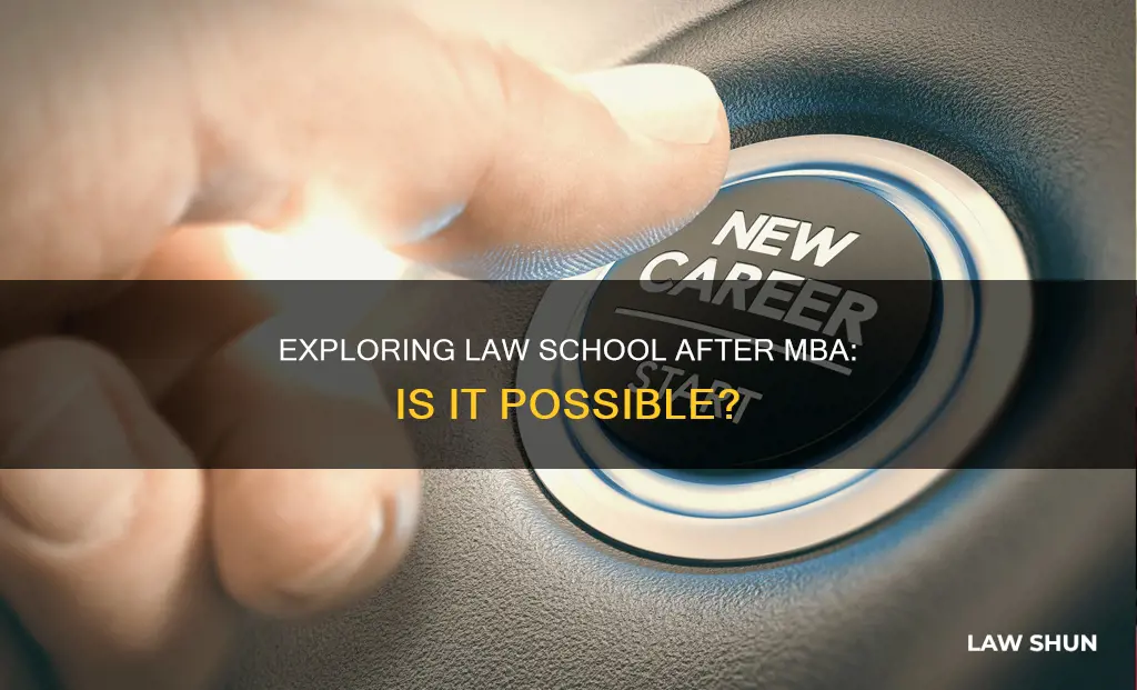 can i study law after mba