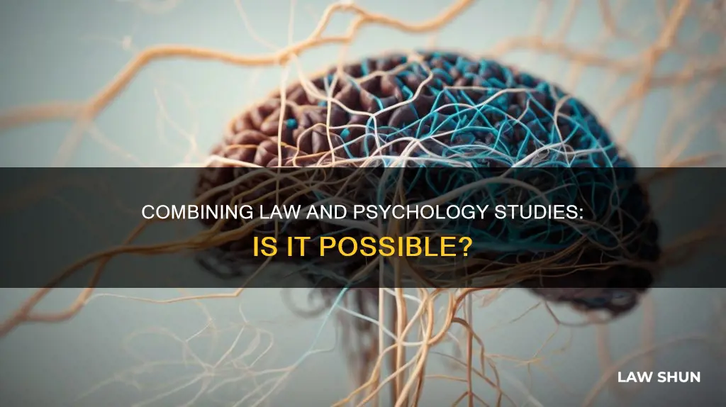 can i study law and psychology at the same time