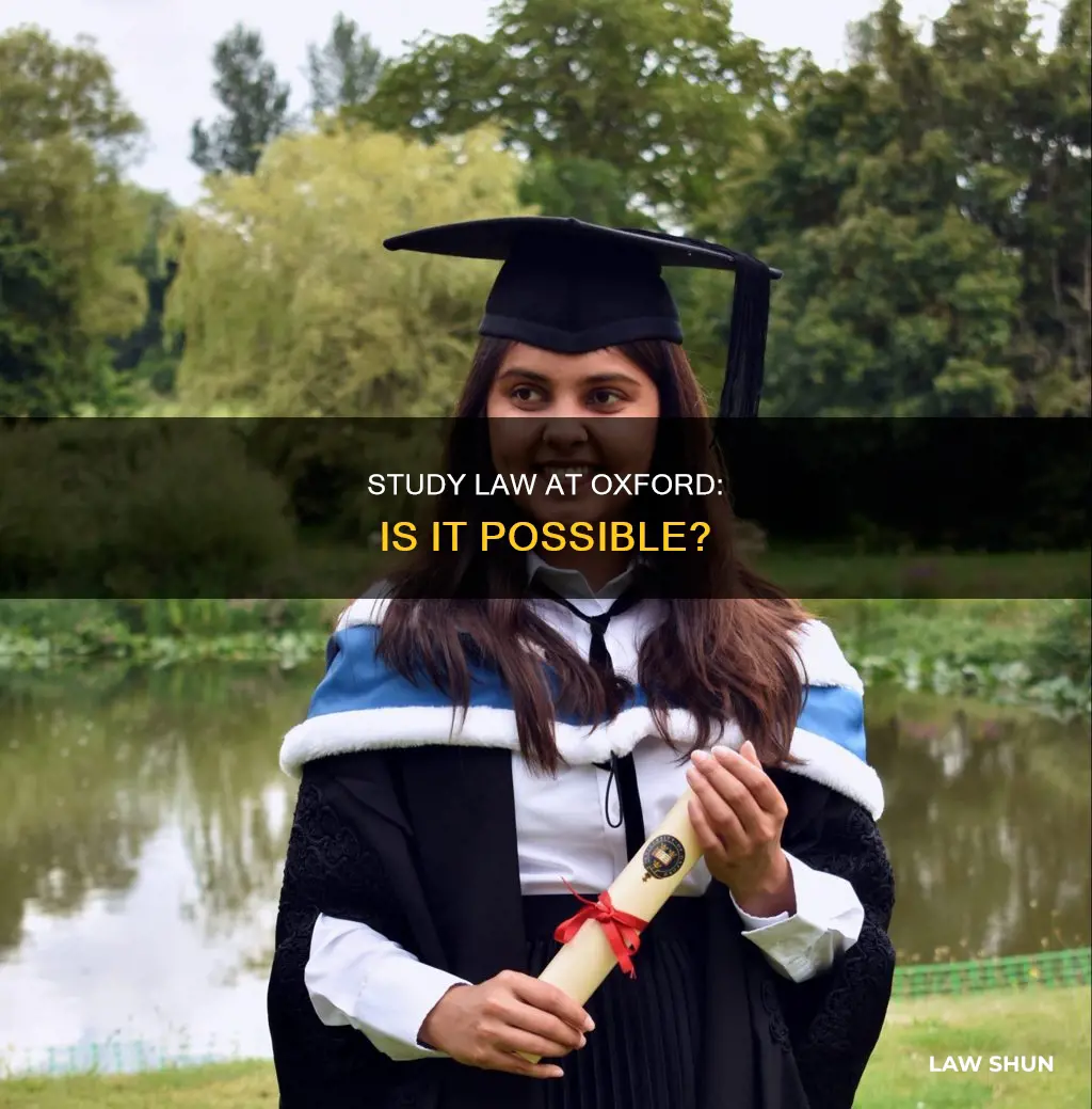 can i study law at oxford university