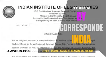 Correspondence Law Studies in India: A Viable Option?